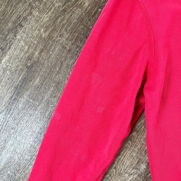 Alex Mill Logo Crew Neck sweatshirt in red - Picture 6 of 8